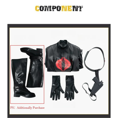 Baroness Cosplay Costume from G.I. Joe - Premium Quality for Anime Fans - Coscosmos