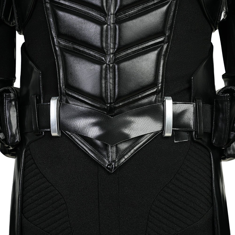 Batman: Arkham Knight Nightwing Full Set with Mask,Shoes - Premium Collectible Costume & Gear - Coscosmos