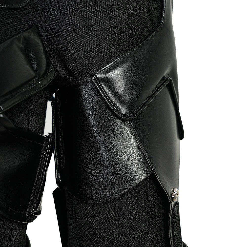 Batman: Arkham Knight Nightwing Full Set with Mask,Shoes - Premium Collectible Costume & Gear - Coscosmos