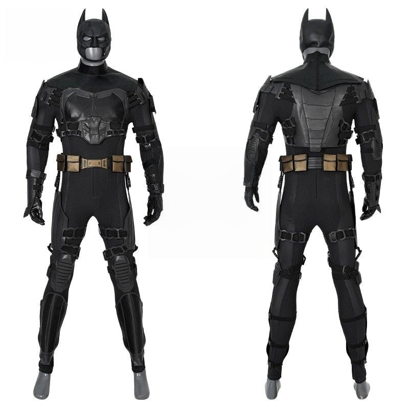 Batman Cosplay Costume Movie - Accurate Suit with Helmet and Cape Set - Coscosmos