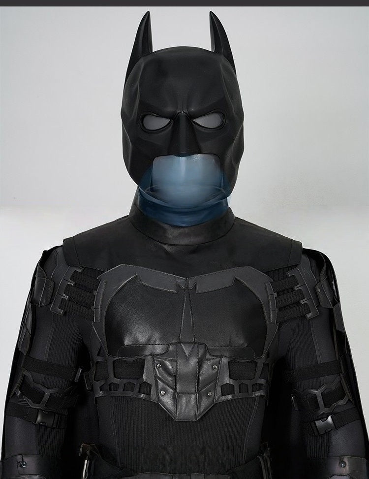 Batman Cosplay Costume Movie - Accurate Suit with Helmet and Cape Set - Coscosmos