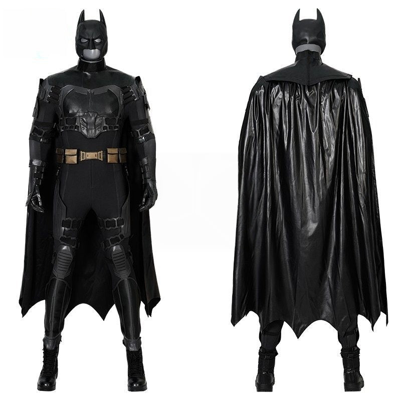 Batman Cosplay Costume Movie - Accurate Suit with Helmet and Cape Set - Coscosmos