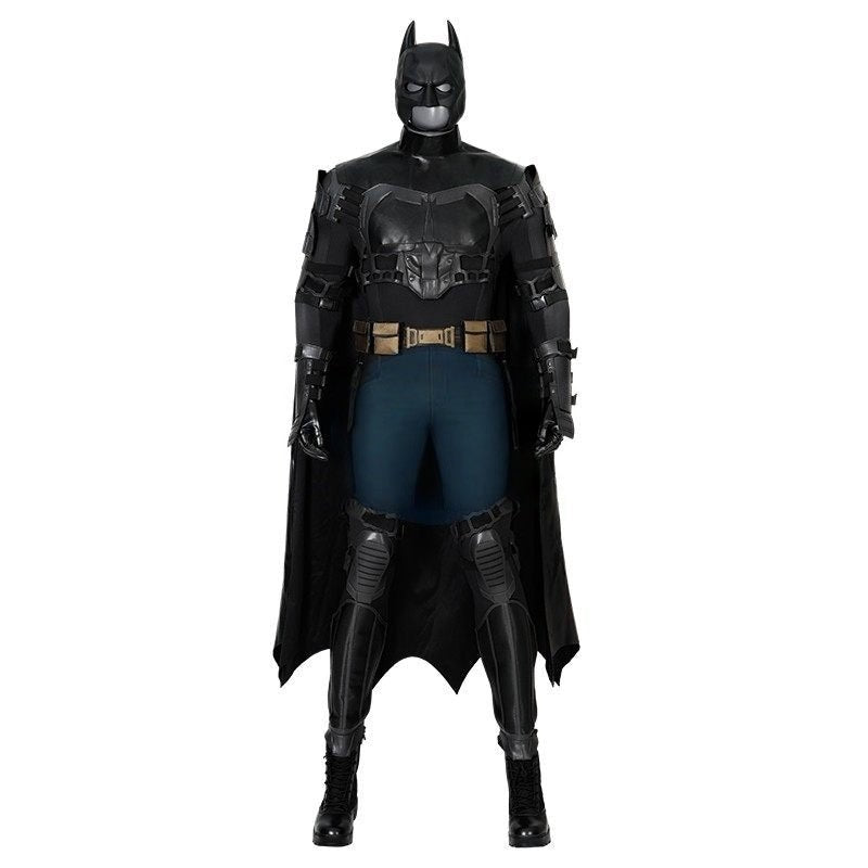 Batman Cosplay Costume Movie - Accurate Suit with Helmet and Cape Set - Coscosmos