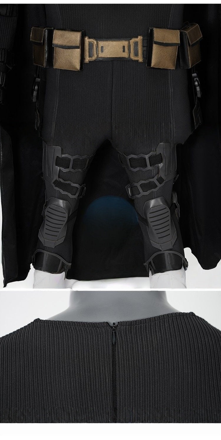 Batman Cosplay Costume Movie - Accurate Suit with Helmet and Cape Set - Coscosmos