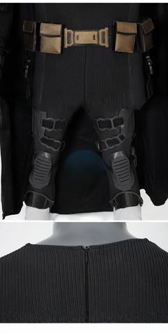 Batman Cosplay Costume Movie - Accurate Suit with Helmet and Cape Set - Coscosmos