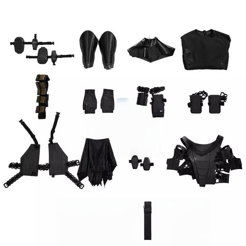 Batman Cosplay Costume Movie - Accurate Suit with Helmet and Cape Set - Coscosmos