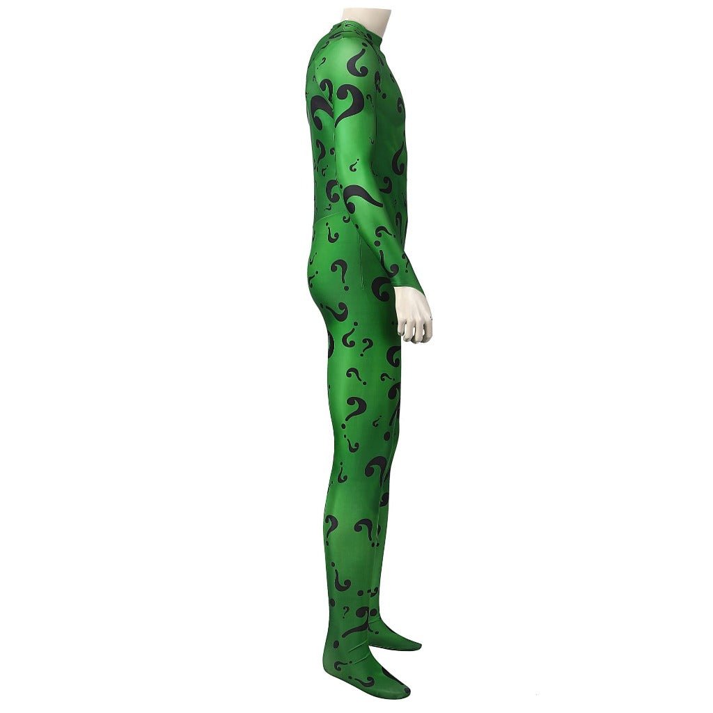 Batman Forever Riddler Costume for Men, Green Suit - Coscosmos