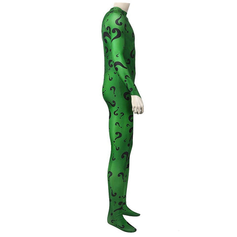 Batman Forever Riddler Costume for Men, Green Suit - Coscosmos