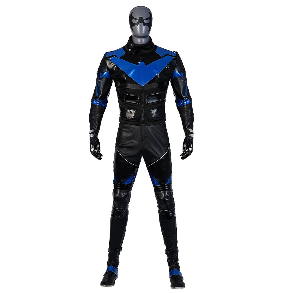 Batman Gotham Knights Film Nightwing Cosplay Costume Outfit for Halloween - Coscosmos