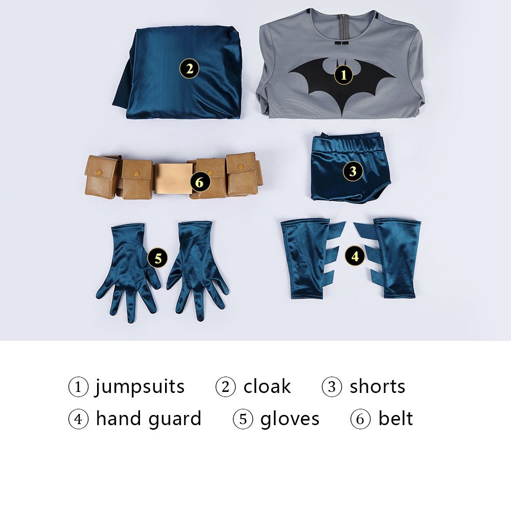 Batman Silent Tight Suit Cosplay Costume - Coscosmos