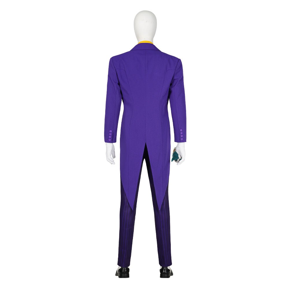 Batman The Animated Series Joker Full Set Uniform Outfit Men Cosplay Costume Halloween - Coscosmos