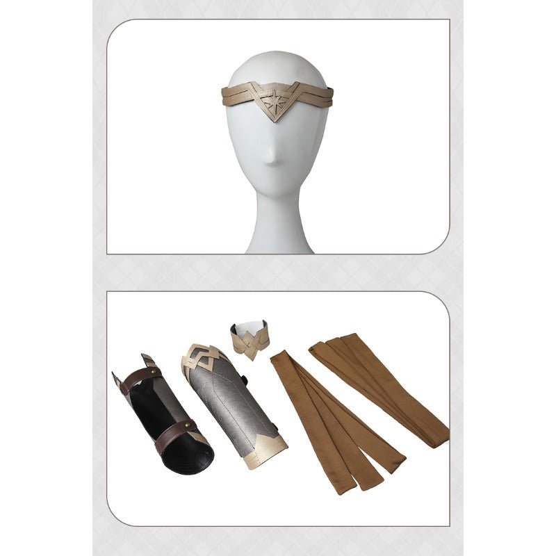 Batman v Superman: Dawn of Justice Wonder Woman Diana Prince Premium Cosplay Costume - Coscosmos