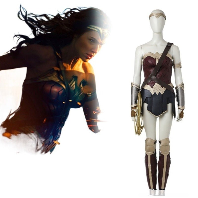 Batman v Superman: Dawn of Justice Wonder Woman Diana Prince Premium Cosplay Costume - Coscosmos