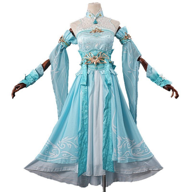 Battle Through The Heavens Xiao Yan Xiao Xun'er Cosplay Ancient Long Robe Costume - Coscosmos