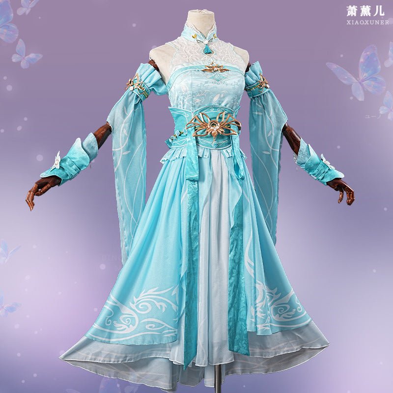 Battle Through The Heavens Xiao Yan Xiao Xun'er Cosplay Ancient Long Robe Costume - Coscosmos