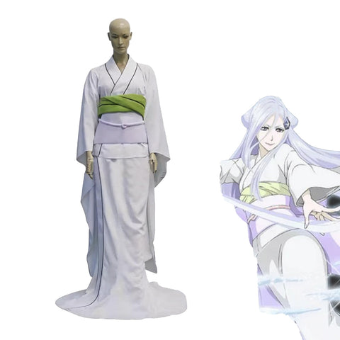 BLEACH Rukia Kuchiki Sode no Shirayuki Cosplay Costume Full Set for Women