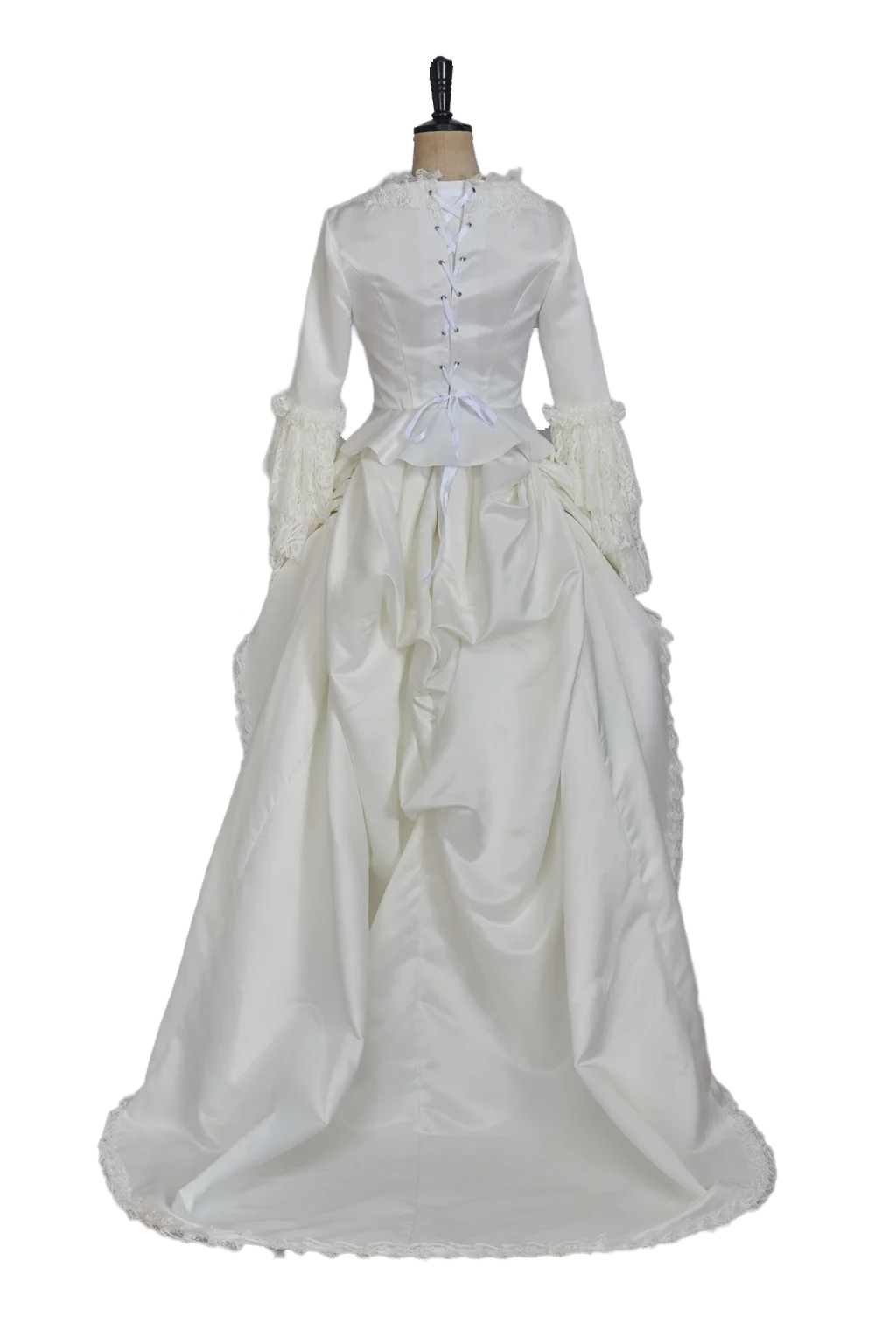 Victorian White Bridal Masquerade Gown | Christine Daae Cosplay Costume from The Phantom of the Opera