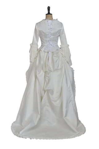 Victorian White Bridal Masquerade Gown | Christine Daae Cosplay Costume from The Phantom of the Opera