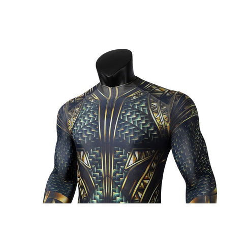 Aquaman Cosplay Costume Jumpsuit Halloween Carnival Suit for Men