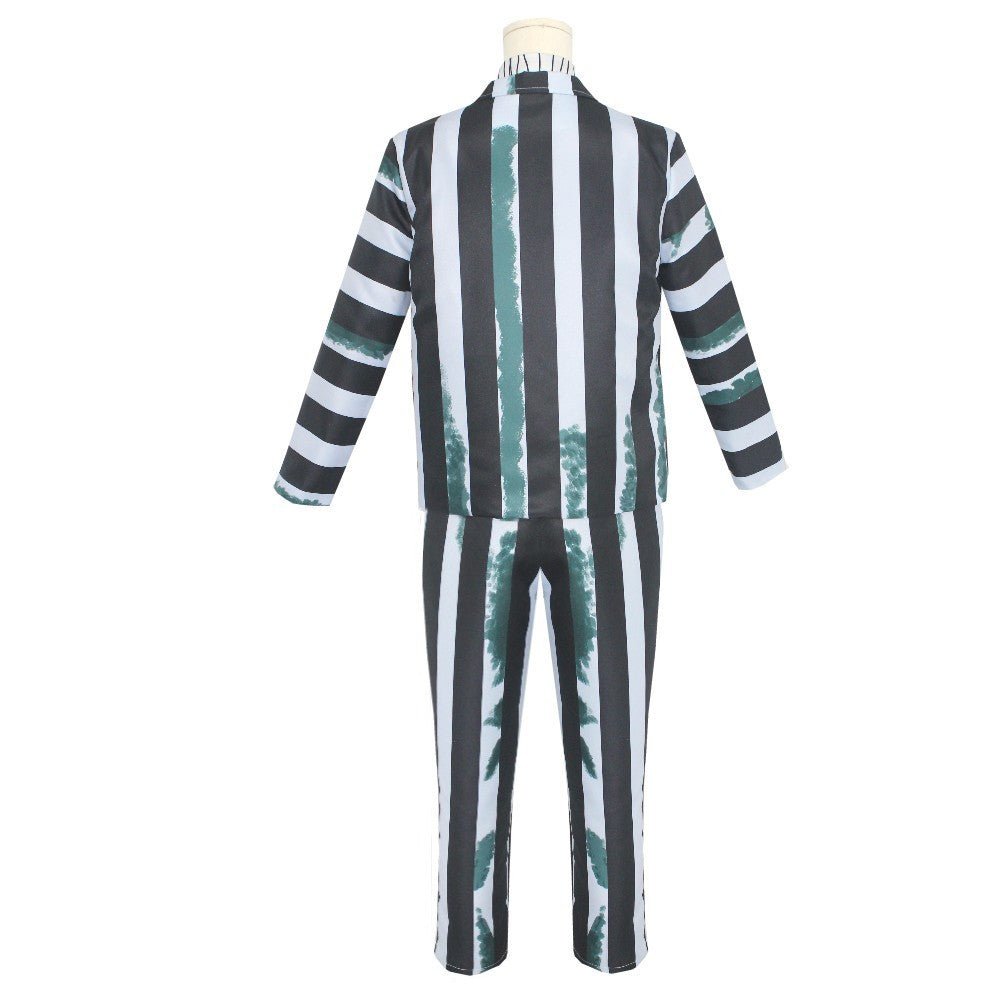 Beetlejuice Adult/Kid Cosplay Costume Full Set - Halloween & Stage Performance - Coscosmos