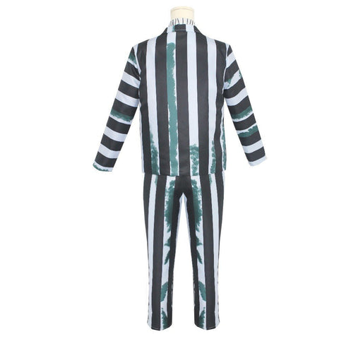 Beetlejuice Adult/Kid Cosplay Costume Full Set - Halloween & Stage Performance - Coscosmos