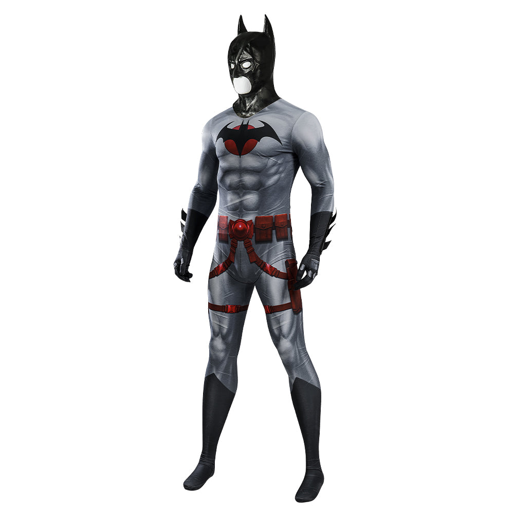 Flashpoint Batman Thomas Wayne Knight of Vengeance Cosplay Halloween Bodysuit Set