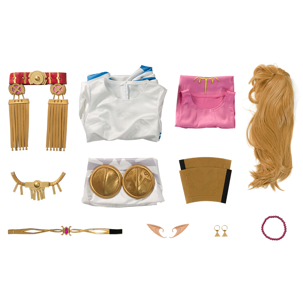 Super Smash Bros. Ultimate Princess Zelda Pink Cosplay Costume - Game Inspired Outfit