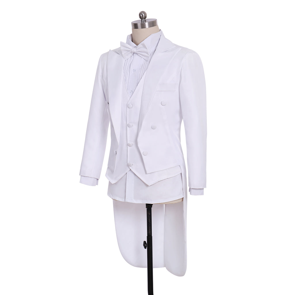 Prince Cosplay Costume Blazer Jacket - Men's Rococo Medieval 18th Century White Jacket