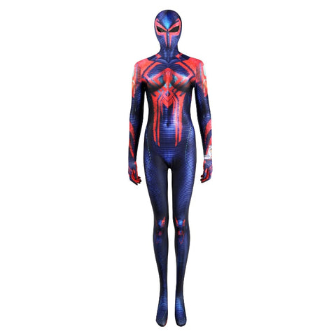 HOT Spider-Man: Across The Spider-Verse Spiderman 2099 Miguel O'Hara Jumpsuit Cosplay Costume