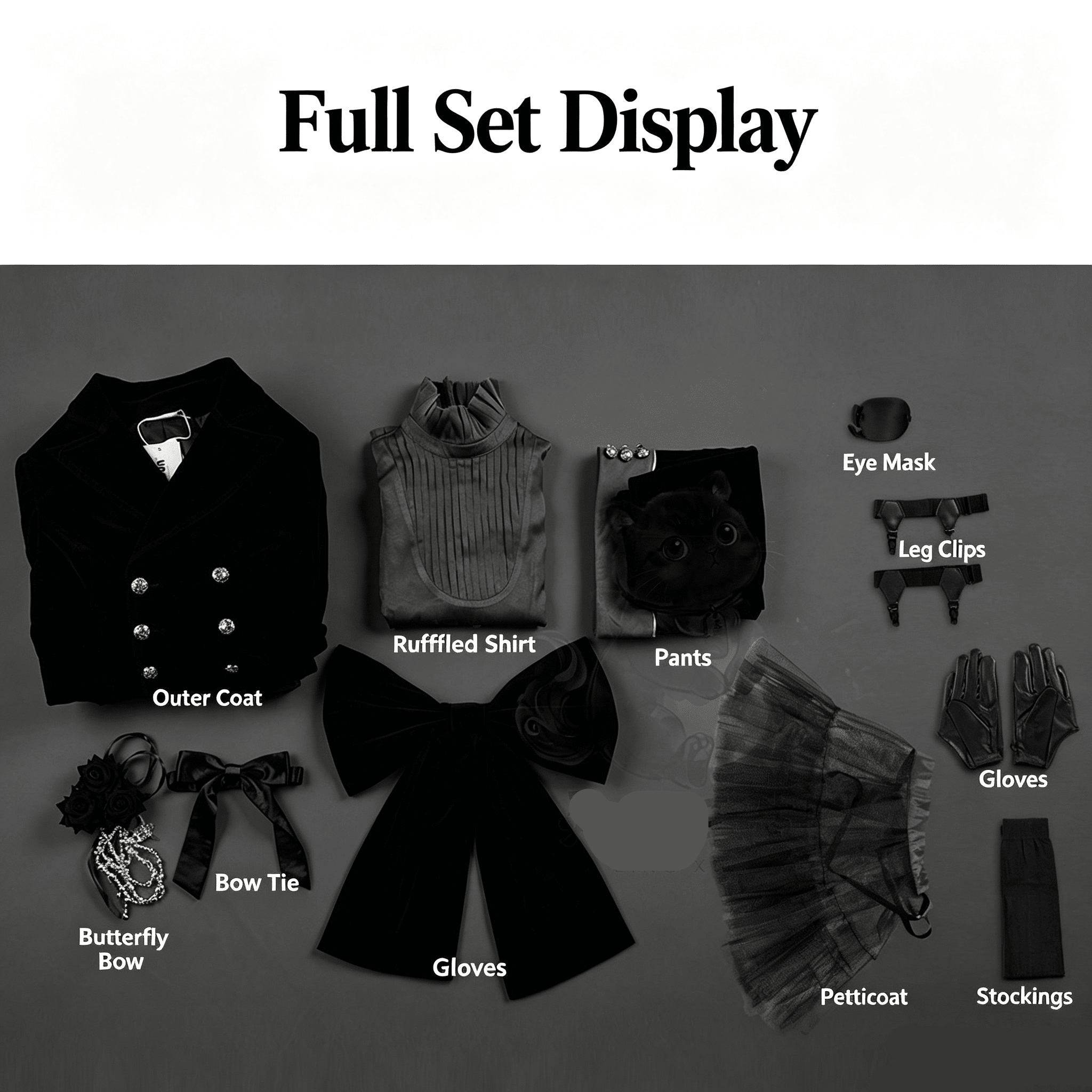 Black Butler Ciel Phantomhive Black Rose Cosplay Costume - Coscosmos