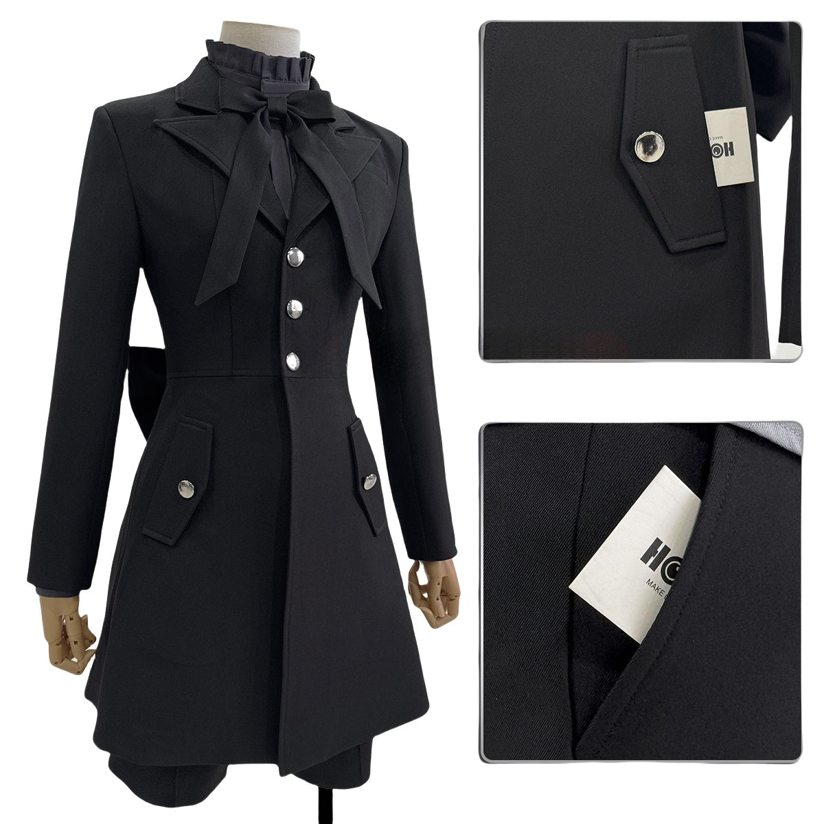 Black Butler Ciel Phantomhive Cosplay Costume - Little Demon Casual Fabric Outfit - Coscosmos
