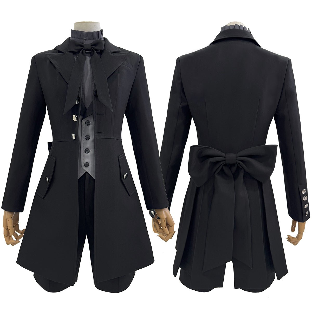 Black Butler Ciel Phantomhive Cosplay Costume - Little Demon Casual Fabric Outfit - Coscosmos
