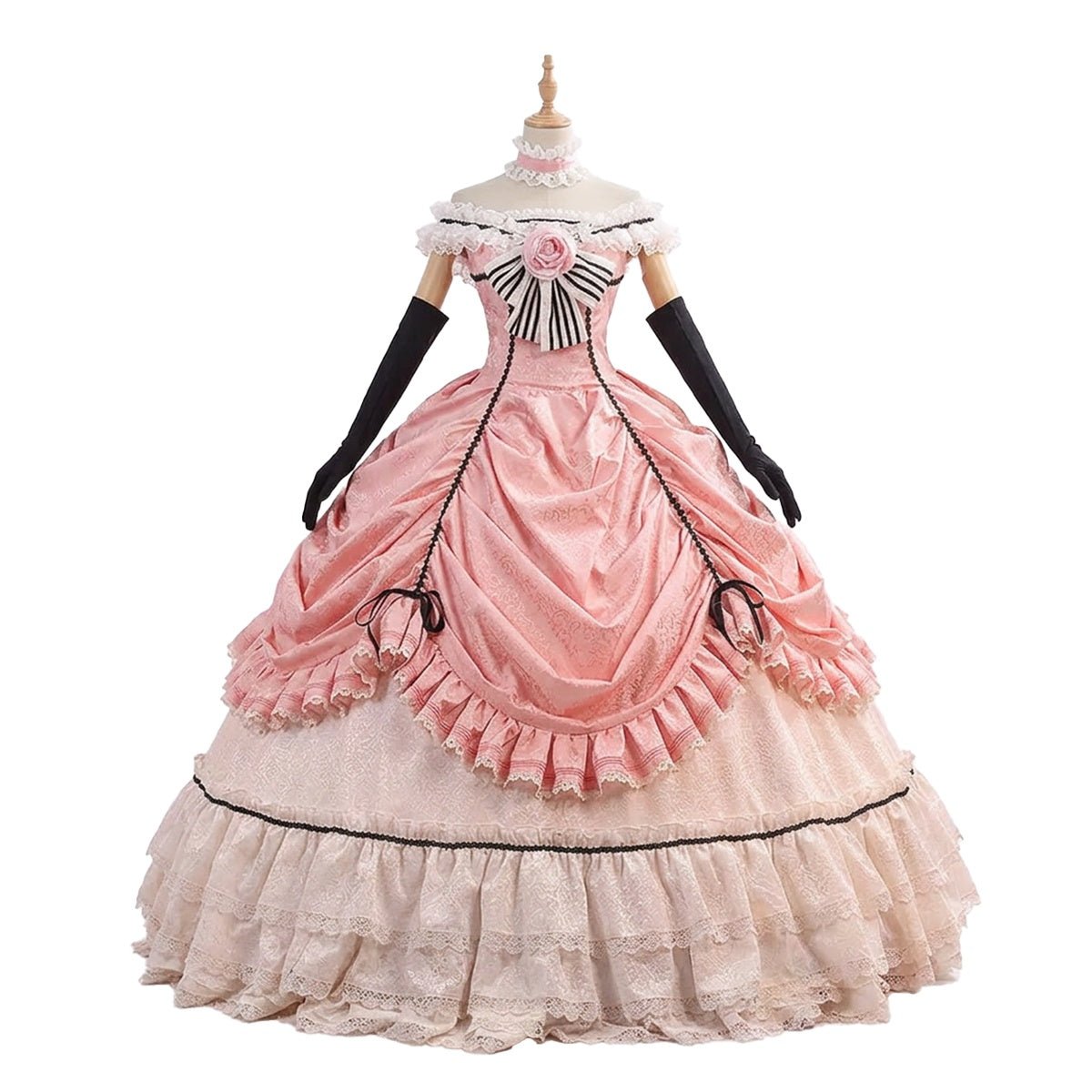 Black Butler Ciel Phantomhive Robin Cosplay Costume - Coscosmos