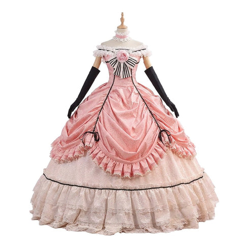 Black Butler Ciel Phantomhive Robin Cosplay Costume - Coscosmos