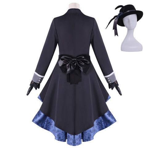 Black Butler Emerald Witch Arc Ciel Phantomhive Black Rose Cosplay Costume Women - Coscosmos