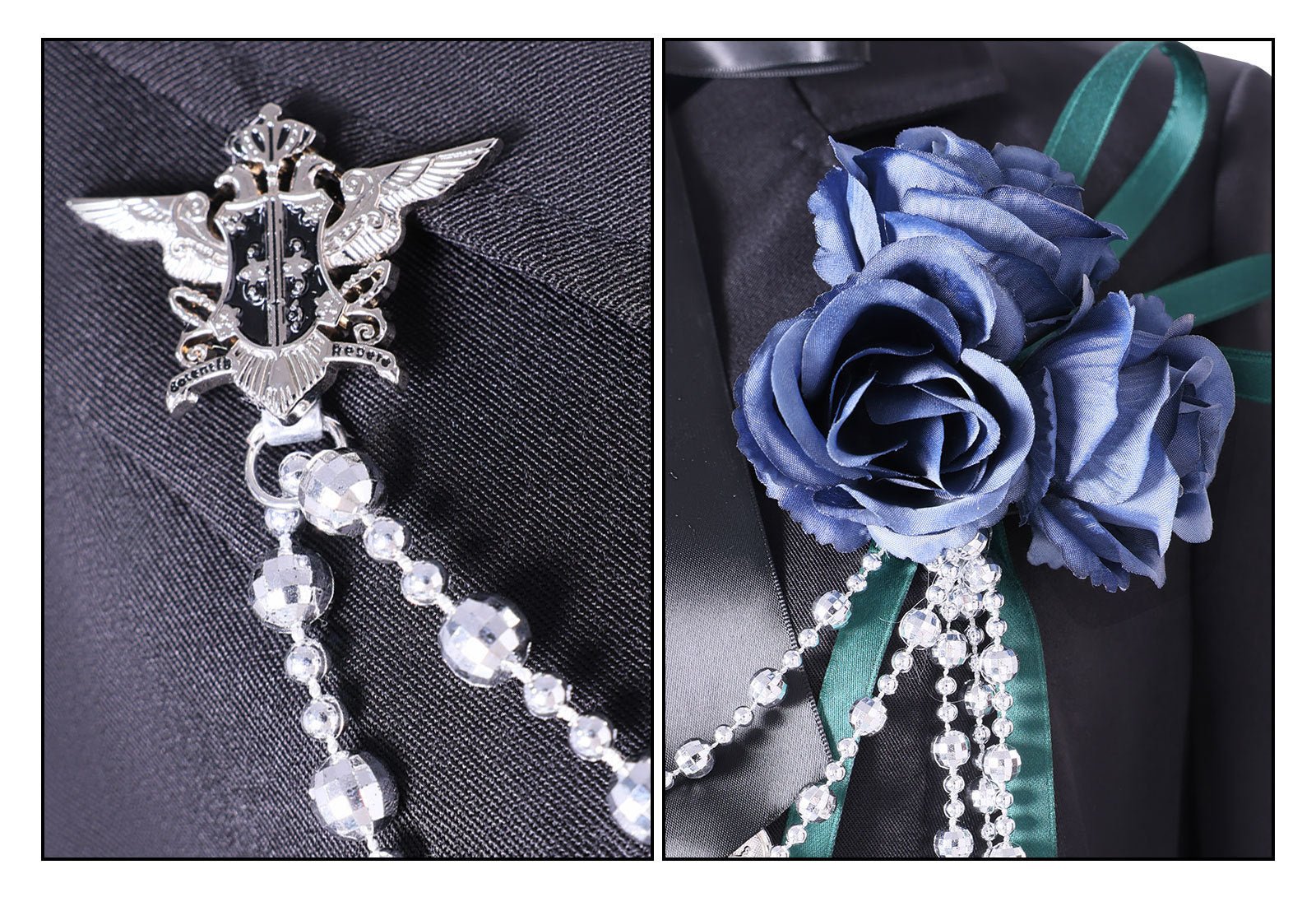 Black Butler Emerald Witch Arc Ciel Phantomhive Black Rose Cosplay Costume Women - Coscosmos