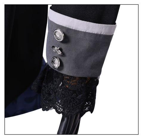 Black Butler Emerald Witch Arc Ciel Phantomhive Black Rose Cosplay Costume Women - Coscosmos