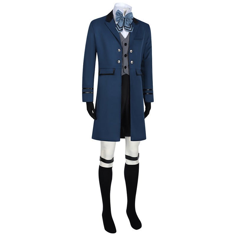 Black Butler Green Witch Arc Ciel Phantomhive Sebastian Full Set Cosplay Costume Western Suit Set - Coscosmos