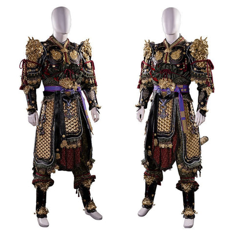 Black Myth Wukong Cosplay Costume for Men | Qitian Dasheng Destiny Man Suit - Coscosmos