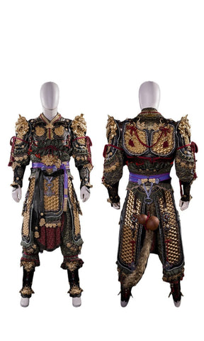 Black Myth Wukong Cosplay Costume for Men | Qitian Dasheng Destiny Man Suit - Coscosmos