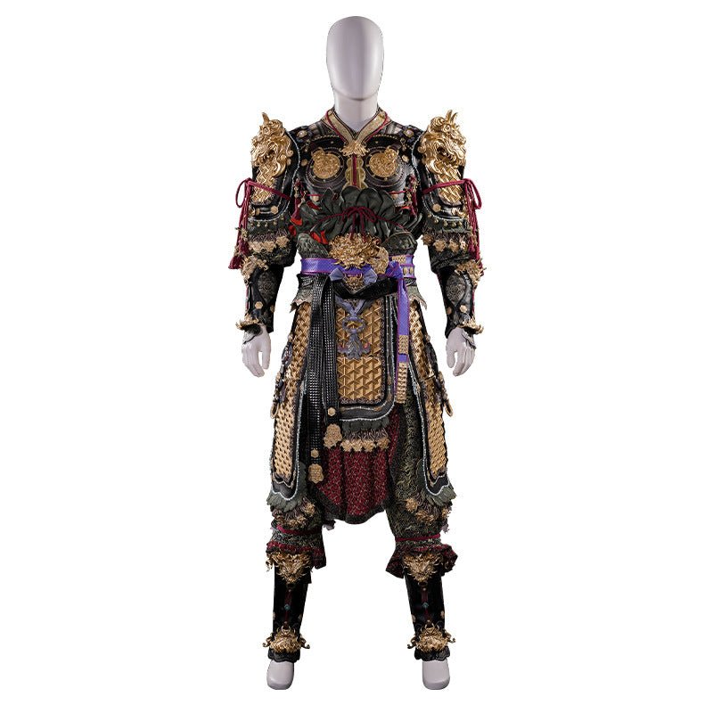 Black Myth Wukong Cosplay Costume for Men | Qitian Dasheng Destiny Man Suit - Coscosmos