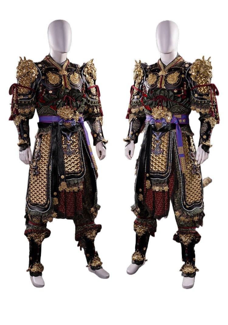 Black Myth Wukong Cosplay Costume for Men | Qitian Dasheng Destiny Man Suit - Coscosmos