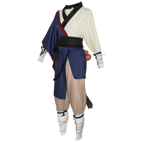 Black Myth: Wukong Cosplay Costume | The Destined One Masked Warrior Outfit for Halloween & Anime Expos - Coscosmos