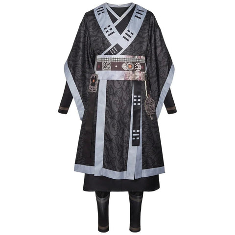 Black Myth Wukong Cosplay Yin - Yang Dharma Robe | "The Destined One" Anime Costume for Adults - Coscosmos