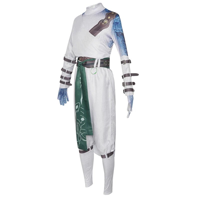 Black Myth Wukong White - Clad Noble Cosplay Costume | White Robe Halloween Suit for Men | Elegant Noble Design for Fans - Coscosmos