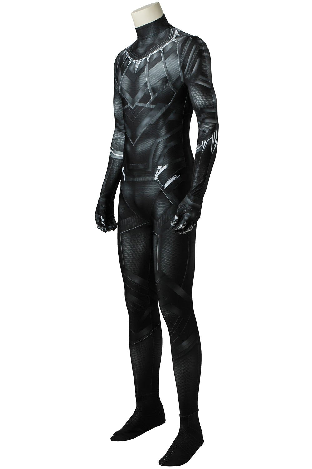 Black Panther T'Challa Costume from Captain America: Civil War Bodysuit - Coscosmos