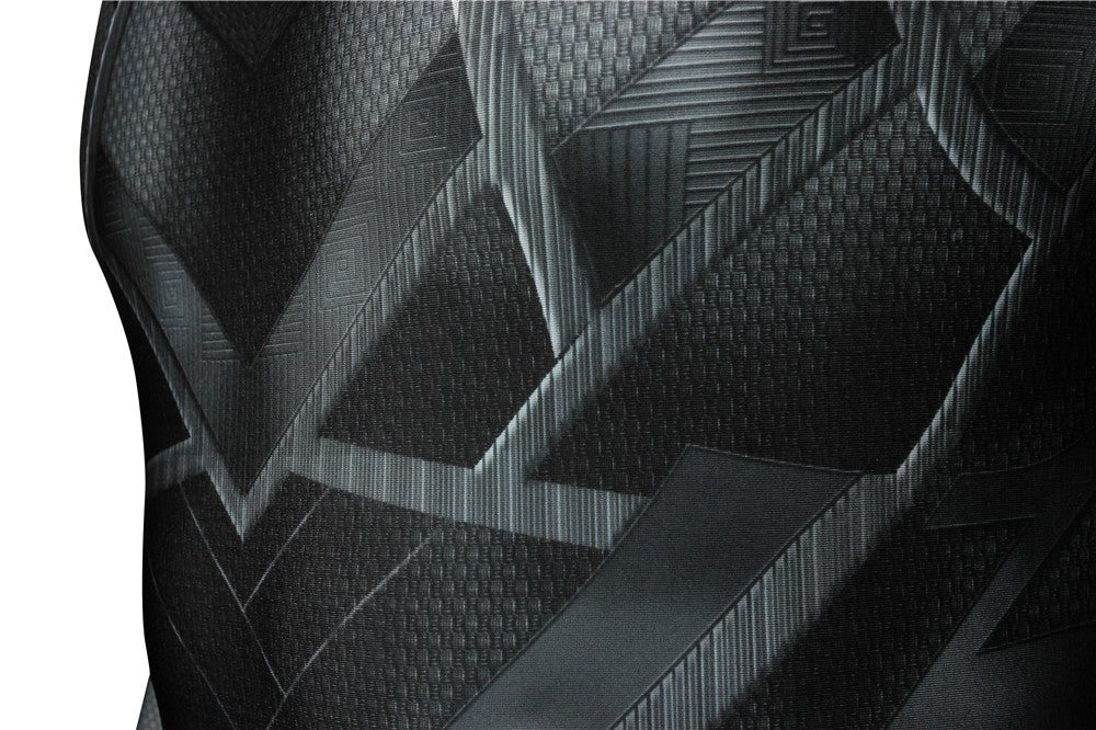 Black Panther T'Challa Costume from Captain America: Civil War Bodysuit - Coscosmos