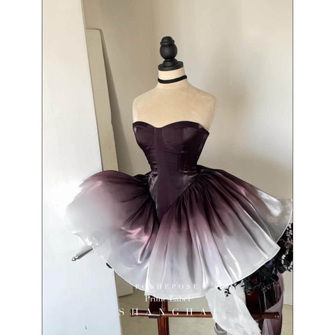Black Swan Off - Shoulder Feather Sequin Mini Dress - Elegant Performance Costume, Birthday Party Outfit, Celebrity Stage Wear - Coscosmos