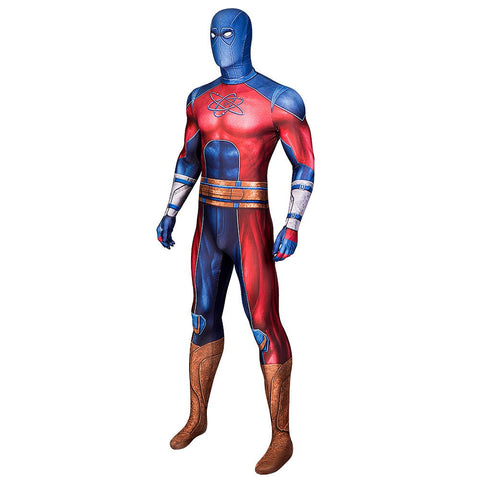 Black Teth Adam Atom Smasher Cosplay Costume Superhero Printing Halloween Outfits - Coscosmos