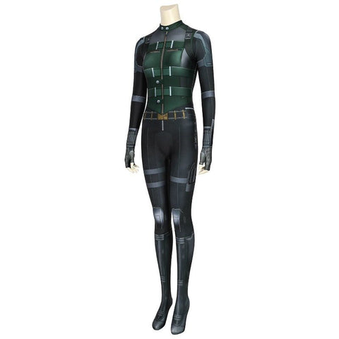 Black Widow Cosplay Costume Black Widow Printed Spandex Jumpsuit - Coscosmos